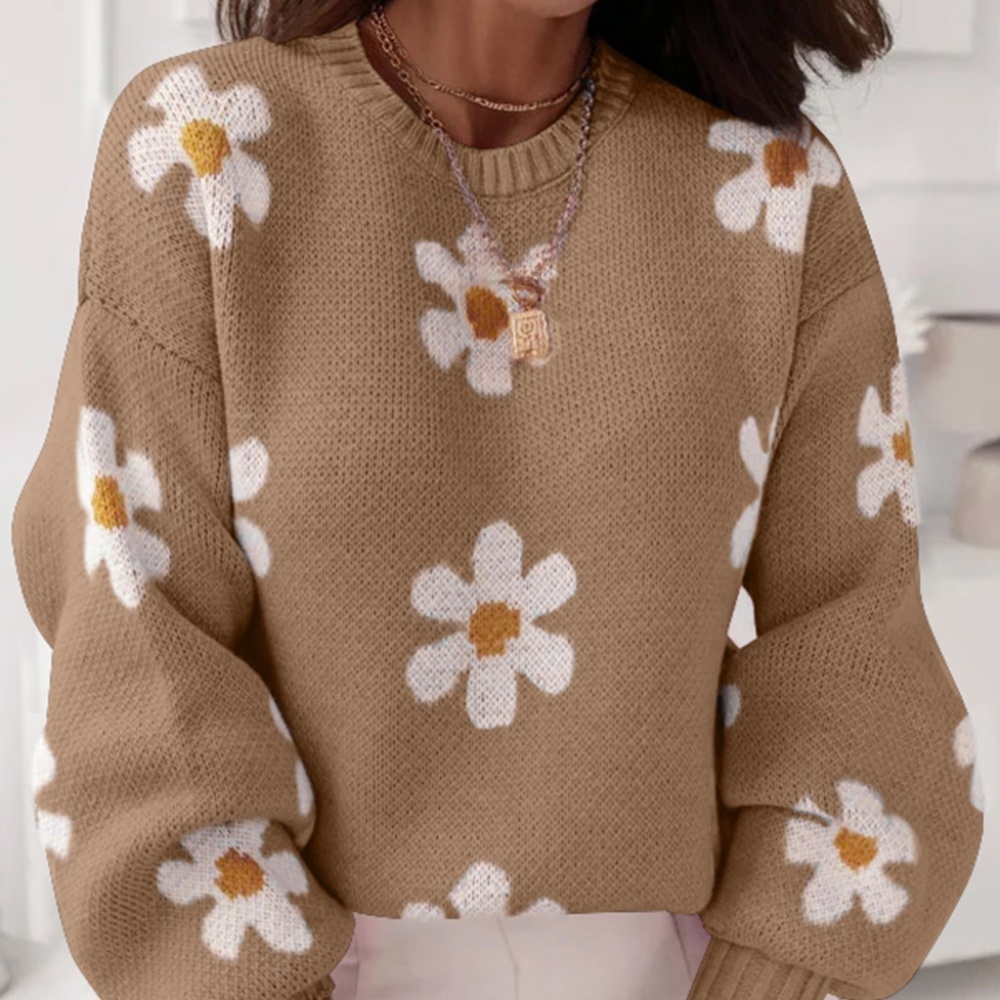 Floral Sweater